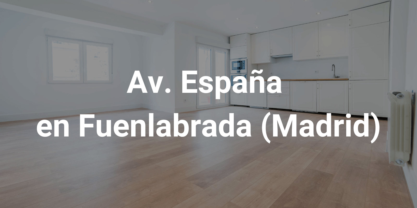 Av. España en Fuenlabrada